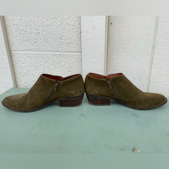 Lucky Brand Green Ankle Boots - Picture 4 of 9